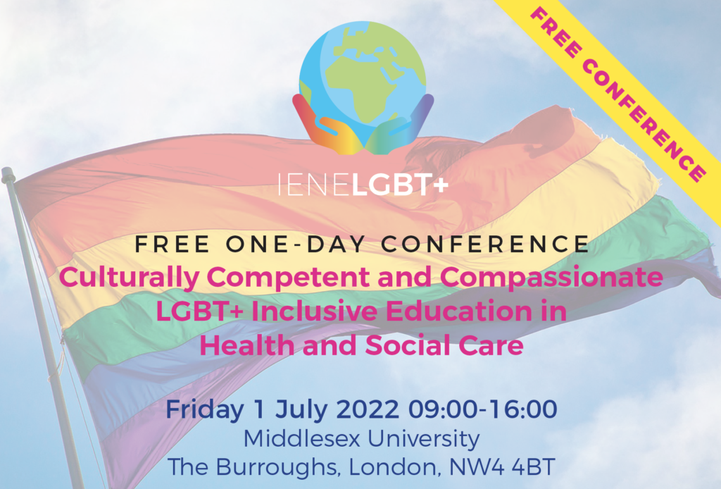 FREE one-day in-person conference: Culturally Competent and Compassionate LGBT+ Inclusive Education in Health and Social Care